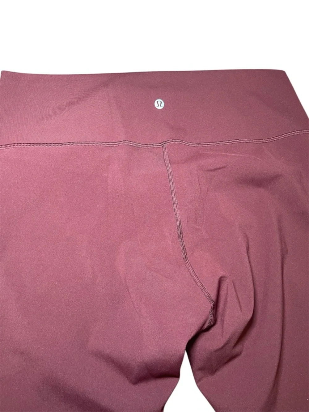 Lululemon Women’s Wunder Under High-Rise Mulled Wine Crop 23" Leggings Size 14 - Picture 10 of 13
